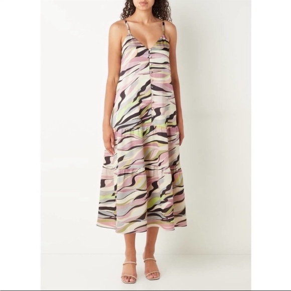 Ted Baker Dresses Ted Baker Warrenn Printed Button Through Cami